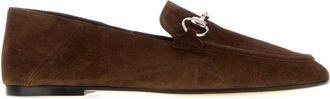 Gucci Dark Brown Suede Loafers