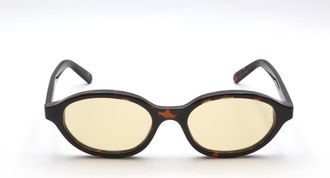 Maison Margiela 51mm Round Sunglasses in Havana at Nordstrom