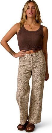 Carve Designs Audrey Wide Leg in Leopard at Nordstrom, Size 14 31