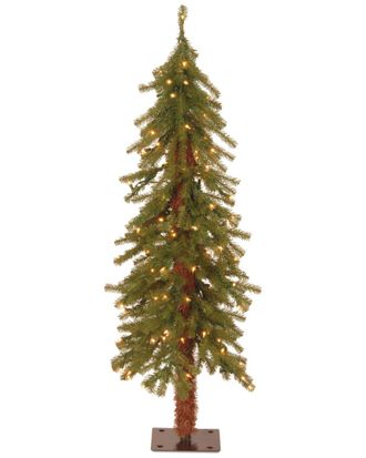 National Tree Company Hickory Cedar Tree With 50 Clear Lights