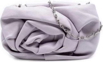 Burberry Tweedehands leren schoudertassen - Dames - Vintage Clutch - Paars - ONE Size - Vintage