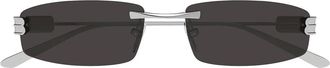 Balenciaga Sunglasses Bb0488 S 001 Ruthenium/Gray For Men
