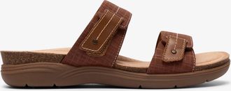 Clarks April Dusk Donkerbruin Int Sandalen