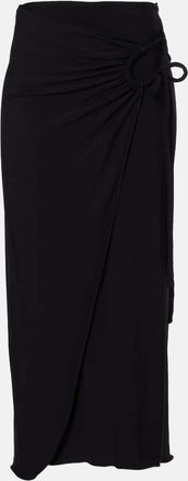 Max Mara Jersey wrap skirt