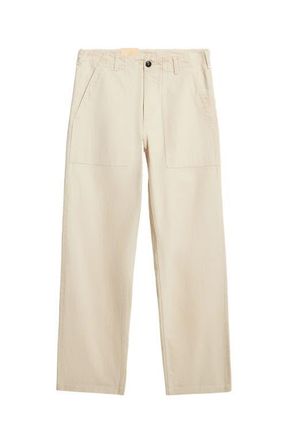 Fortela Newfatigue Japan Selvedge Ecr&ugrave; Denim in Off White at Nordstrom, Size 33 X 33 Eu