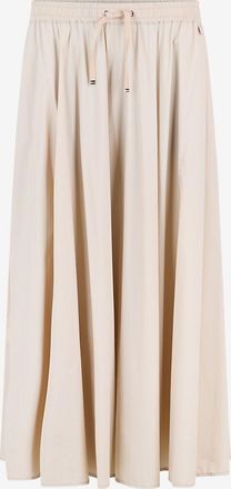 Herno Langer Rock aus elastischem Technomaterial