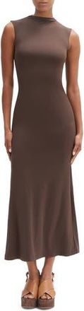 Bardot Veneda High Neck Maxi Dress in Chocolate at Nordstrom Rack, Size 12