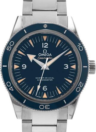 Omega Pre-owned Omega Seamaster 300 Blue Dial Mens Watch 233.90.41.21.03.001