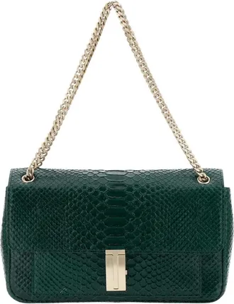 Tom Ford Tassen, Dames, Groen, ONE Size, Schoudertas met ketting