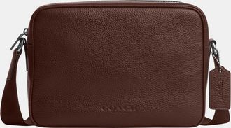 Coach Mens Colton Crossbody Bag 25 - Brown Leather - One Size