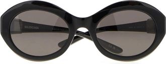 Balenciaga Womens Klub Sunglasses Black Acetate