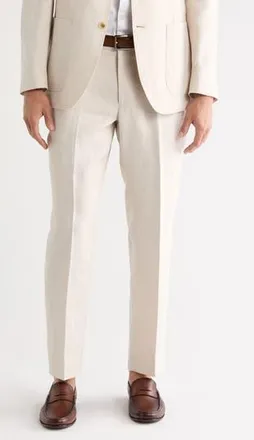 Nordstrom Rack Linen Suit Separates Dress Pants in Grey Moonbeam at Nordstrom Rack, Size 30 X 30