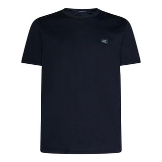 C.P. Company C.P. Company - Camisetas y Polos Azules con Logo Patch - Tops - Hombre - Azul - S