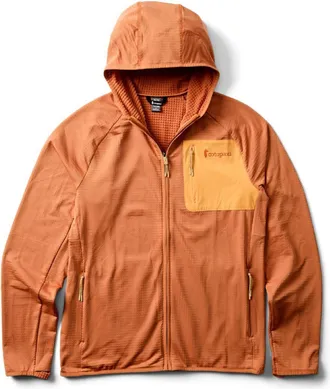 Cotopaxi Mens Otero Full-Zip Fleece Hoodie Orange XL