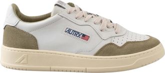 Autry Medalist Low - Heren - Sneakers - Wit - 40 EU - Katoen - Schoenen