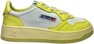 Autry Medalist Low - Dames - Sneakers - Wit - 39 EU - Katoen - Schoenen