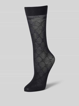 Joop Socken mit Logo-Stitching Modell Iconic in Black, Größe 35-38