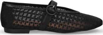 Bibi Lou Ballerine con inserti in rete - Nero