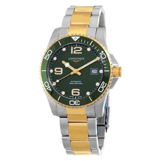 Longines Hydroconquest Automatic Green Dial Mens Watch L3.782.3.06.7