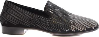 Giuseppe Zanotti Instappers - Heren - Loafers - Zwart - 40 EU - Katoen - Schoenen