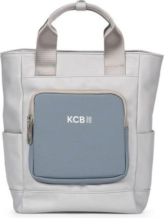 KCB Spark Small Backpack | Compact and Functional Design | Padded Tablet Compartment | Durable Material | Adjustable Handles | 100% Vegan, grey, S