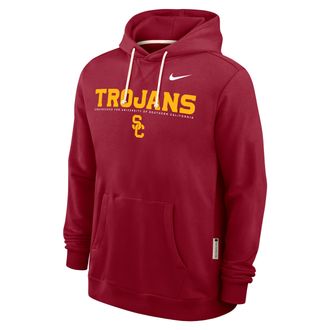 Nike USC Sideline Nike Mens Dri-FIT College Pullover Hoodie in Red | 03AZ69WSCJ-HSY
