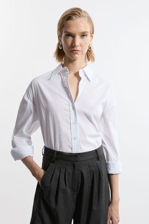 Karen Millen Womens Tailored Cotton Button Through Shirt - White - Size 10 UK