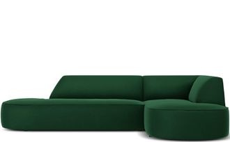 CXL by Christian Lacroix 4-Sitzer Designer Ecksofa Charles mit Ottomane links - Samtbezug
