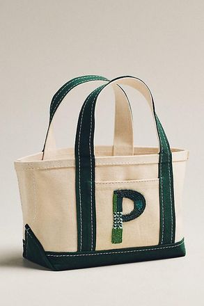 Maeve The Hartley Monogram Mini Canvas Tote by Maeve