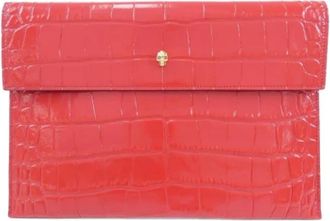 Alexander McQueen Pre-owned Clutches, female, Red, Size: ONE SIZE Pre-owned Fabric handbags
