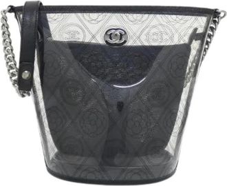 Chanel Pre-owned Bolso Hombro Piel Arrugada PVC - Pre-owned - Mujer - Negro - ONE SIZE