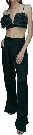 AIIFOS Emery Straight Leg Pants In Black