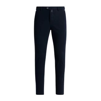 Kiton Chinos, male, Blue, Size: W42 Sophisticated Cotton Trousers