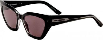Karl Lagerfeld Womens KL6145S 54 001 Sunglasses - Black - One Size
