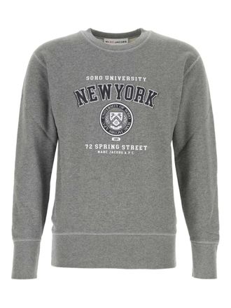 A.P.C. x Marc Jacobs The Shrunken NY sweater met ronde hals - Grijs