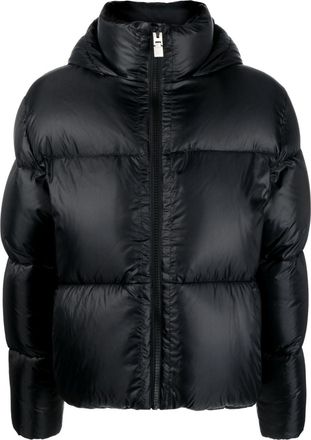 Givenchy logo-print padded jacket - men - Polyamide/Polyamide/Feather Down - 50 - Black