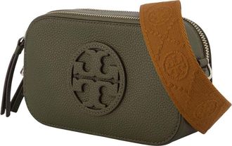 Tory Burch Womens Miller Mini Crossbody - Tory Burch Leather Green Calfskin Bags Crossbodies