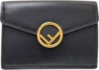 Fendi Black Leather Wallet (Bi-Fold) (Pre-Owned)