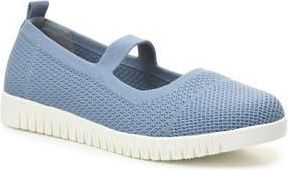Taryn Rose Flexible Mary Jane Slip On Flat in Blue at Nordstrom Rack, Size 9