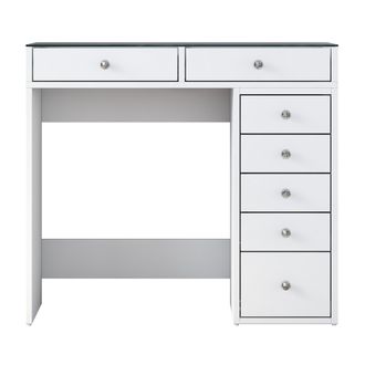 Habitat et Jardin Tocador soma Con Cajones De Madera Empotrados - 90 X 44 X 80 Cm - Blanco