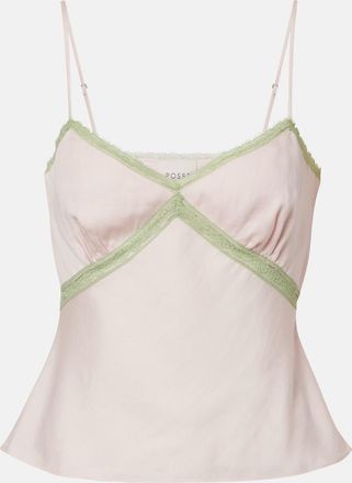 Poss&eacute; Top lencero Perla con encaje