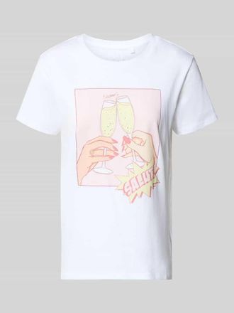 Guess T-Shirt aus reiner Baumwolle Modell CLINK EASY TEE in Weiss, Gr&ouml;&szlig;e XL