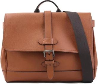 Coach Pre-owned Handbags, male, Brown, Size: ONE SIZE Pre-owned Leather handbags