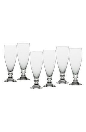 Schott Zwiesel Beer Basic Set of 6 Brussels Pilsner Beer Glasses in Clear at Nordstrom Rack