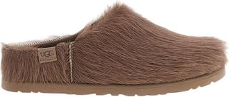 UGG Brown Otzo Calf Hair Suede Clogs