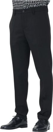 Patrizia Pepe Elegante Zwarte Maatwerk Broek - Heren - Nette broeken - Zwart - 2XL - Broeken
