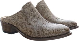 Pantanetti Sandales - Dames - Slip ons - Bruin - 39 EU - Leer - Schoenen