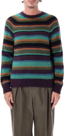 Dries Van Noten Purple Crew Neck Sweater