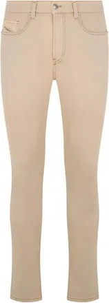 Diesel Skinny Jeans, male, Beige, Size: W32 Skinny Fit Trousers