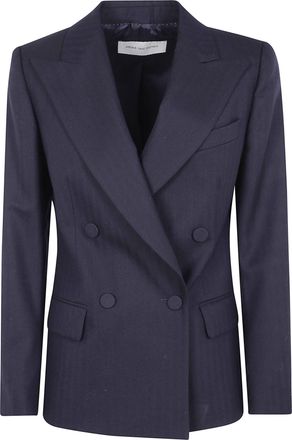Dries Van Noten Womens Beaura Jacket - Dark Blue Wool - Size EU 32 (Womens)